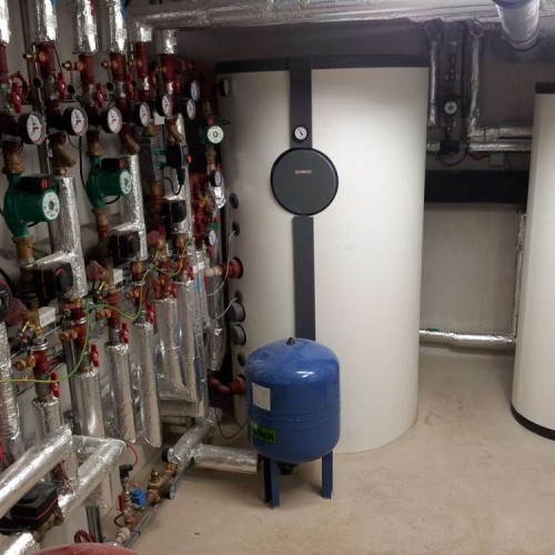 Průmyslové instalace tepelné čerpadlo vzduch-voda, včetně rekuperace-2